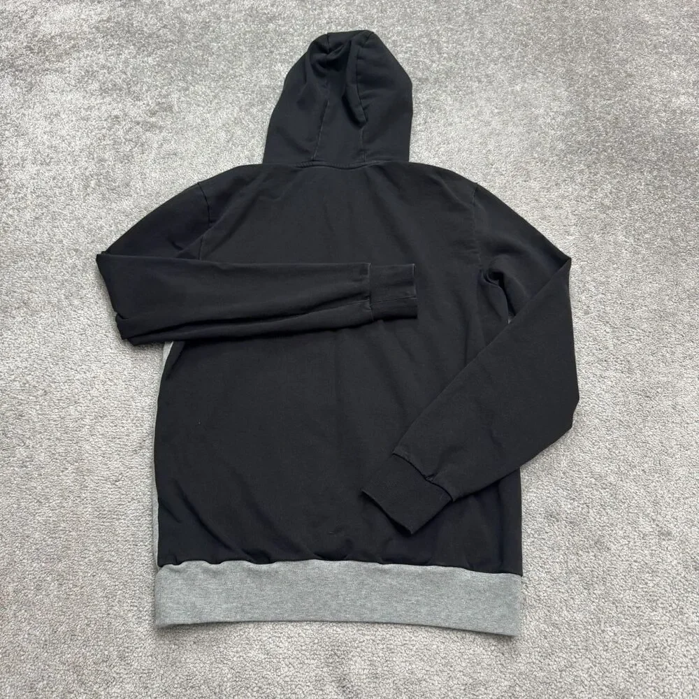 Antony Morato Colorblock Hoodie Pullover Sweatshirt Mens Small Black Gray Casual
